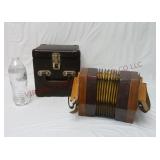Vintage Bastari Concertina w Hard Carry Case