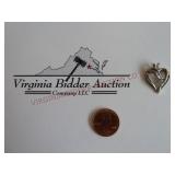 Heart Pendant ~ Marked 925 ~ Sterling Silver