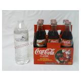 1996 Santa Claus Coca-Cola 8oz Bottles w Carton