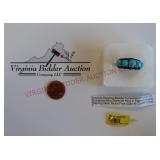 Arizona Sleeping Beauty Turquoise Ring Plat / Ster