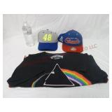 Pink Floyd Shirt, #48 & Giants Ball Caps