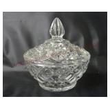 Lenox Fine Crystal Sugar Bowl & Lid