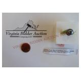 Tahitian Pearl, Russian Diopside Ring in Sterling