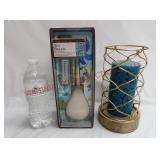 Sea Breeze Reed Diffuser & Pillar Candle w Holder