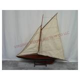 Model Sailboat / Ship ~ 40" Tall w/ Stand