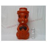 1960s A.J. Rnezi Blow Mold Piggy Bank ~ 19.5" tall