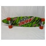 Mtn Dew Longboard / Skateboard ~ 34" Long