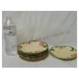 Franciscan Desert Rose Bread Plates & Saucer