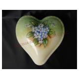 T&V Limoges France Heart Trinket Dish