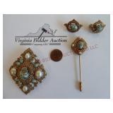 Sarah Covington Earrings, Pin & Brooch Set
