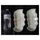 1950s Miramar of California Leaf Shaped Dishes