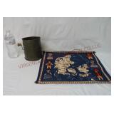 Vintage Brite-Pride Sifter & Hanging Tea Towel