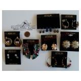 Fashion & Costume Earrings ~ 10 Pair