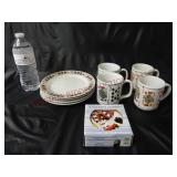 Playing Card 7.5" Plates, Mugs & Coaster Set