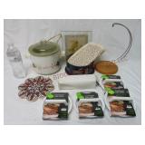 Hamburger Presses, Banana Hanger, Dip Crock & More