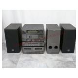 Sharpe Compact Disc Stereo System w Speakers