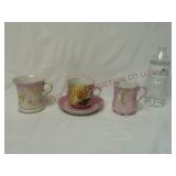 Vintage / Antique Shaving Mug, Cups & Saucer