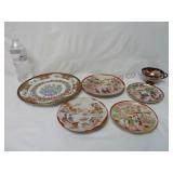 Asian Porcelain Plates / Saucers & Tea Cup