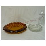 Mid Century Glass Cigarette Ashtrays ~ 2