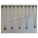 Fashion & Costume Necklaces w Heart Pendants ~ 5