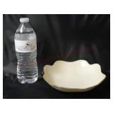 Lenox USA Scalloped 8" Bowl w Gold Rim