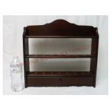 Spice Rack Holder ~ 17.25" Wide