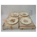 Crown Davenport England Pierced Plates ~ 4