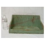 Vintage Wooden Wall Shelf / Shallow Box