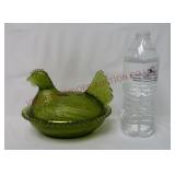 Indiana Glass Hen on Nest Covered Dish