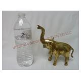 Vintage Brass Elephant Figurine ~ Made in Korea