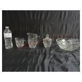 Anchor Hocking Prescut Clear Glassware