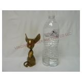 Vintage Brass Mouse Figurine ~ Made in Korea