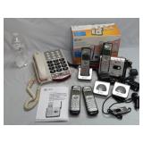 Large Button Land Line Phone & Handset Phones