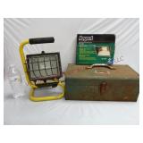 Work Light, Flood Light & Metal Tool Box
