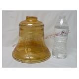 Liberty Bell Shaped Glass Cracker Biscuit Jar