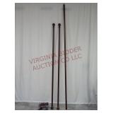 Wooden Curtain / Drapery Rods & Hardware ~ 6