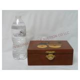 Vintage Wooden Box w Dovetailed Corners