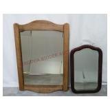 Vintage / Antique Wood Framed Mirrors ~ 2