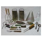 Vintage / Antique Kitchen Utensils & Graters