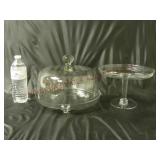 Covered Cake Plate & Dessert Stand