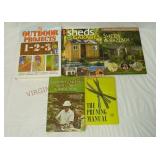 Outdoor / Sheds / Gardens Books ~ Lot of 5