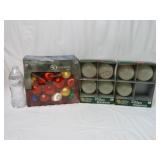 Vintage Satin Ornaments & Mouth Blown Ornaments