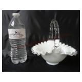 Fenton Silver Crest 7" Handled Basket