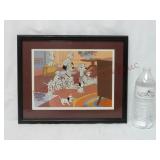 Disney Store 101 Dalmatians Comm. Lithograph