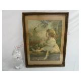 Zula Kenyon "Song of the Bluebird" Lithograph