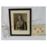 1936 J.E. Davis Commander Photo & Wood Eagles