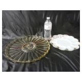 Vintage Dessert Tray & Deviled Egg Server