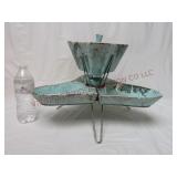 Mid Century Atomic Splash Rotating Fondue Server