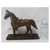 Vintage Metal Horse TV Lamp ~ No Cord or Light