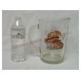 Vintage 1970s Mushroom Beverage Pitcher ~ 8"